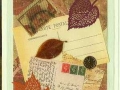 Autumn postal collage