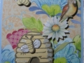 Bee hive and bird
