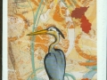 Heron with brown hues