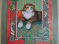 cat with coral