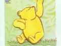 Pooh & butterfly, small card