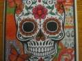 Orange skull