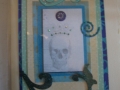 Day of the Dead, blue skull