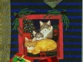 blue_cat_christmas_handmade_paper_book