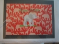 Young elephant, Season's Greetings