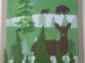 deer in trees