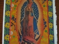 Orange Our Lady with yellow flowers