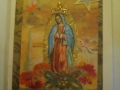 Our Lady with flowers