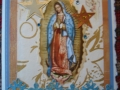 Gold and blue Our lady