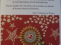 Hildegard, red stars and mandala