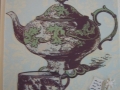 Elegant teapot and cup